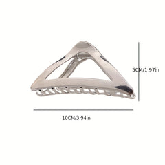 Triangle Frame Hollow Hair Claw Clip Vintage Hair Grip