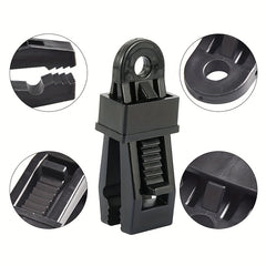10pcs Tent Canopy Clips Outdoor Wind Rope Fixed Clips Camping Accessories