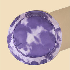 Purple Tie dye Reversible Fisherman Hat Bucket Hat