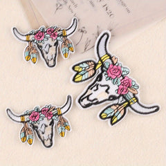 3pcs Teen Bulls Embroidery Patch for Clothes Backpack DIY Decorative Accessory