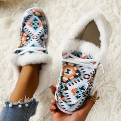 Women's Cow Print Walking Shoes Casual Low Top Sport Shoes