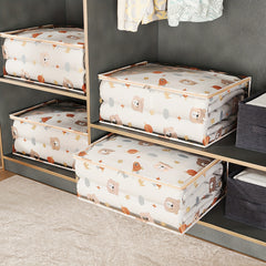 Cartoon Space Bear Blanket Bag Functional Polyester Gift