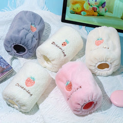 Embroidered Plush Sleeves Baby Student Warm Winter Elasticity