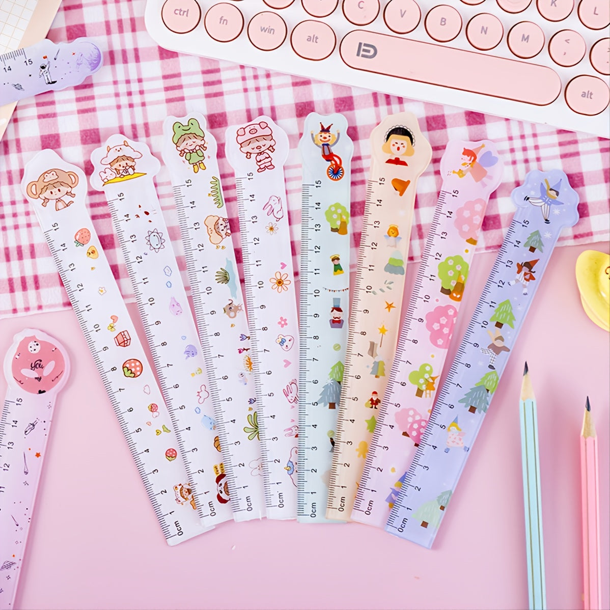 Cute Cartoon Drawing Ruler for Crafts and Art
