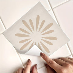 12pcs Moroccan Tile Stickers Waterproof & Non-slip Ethnic Floor Stickers