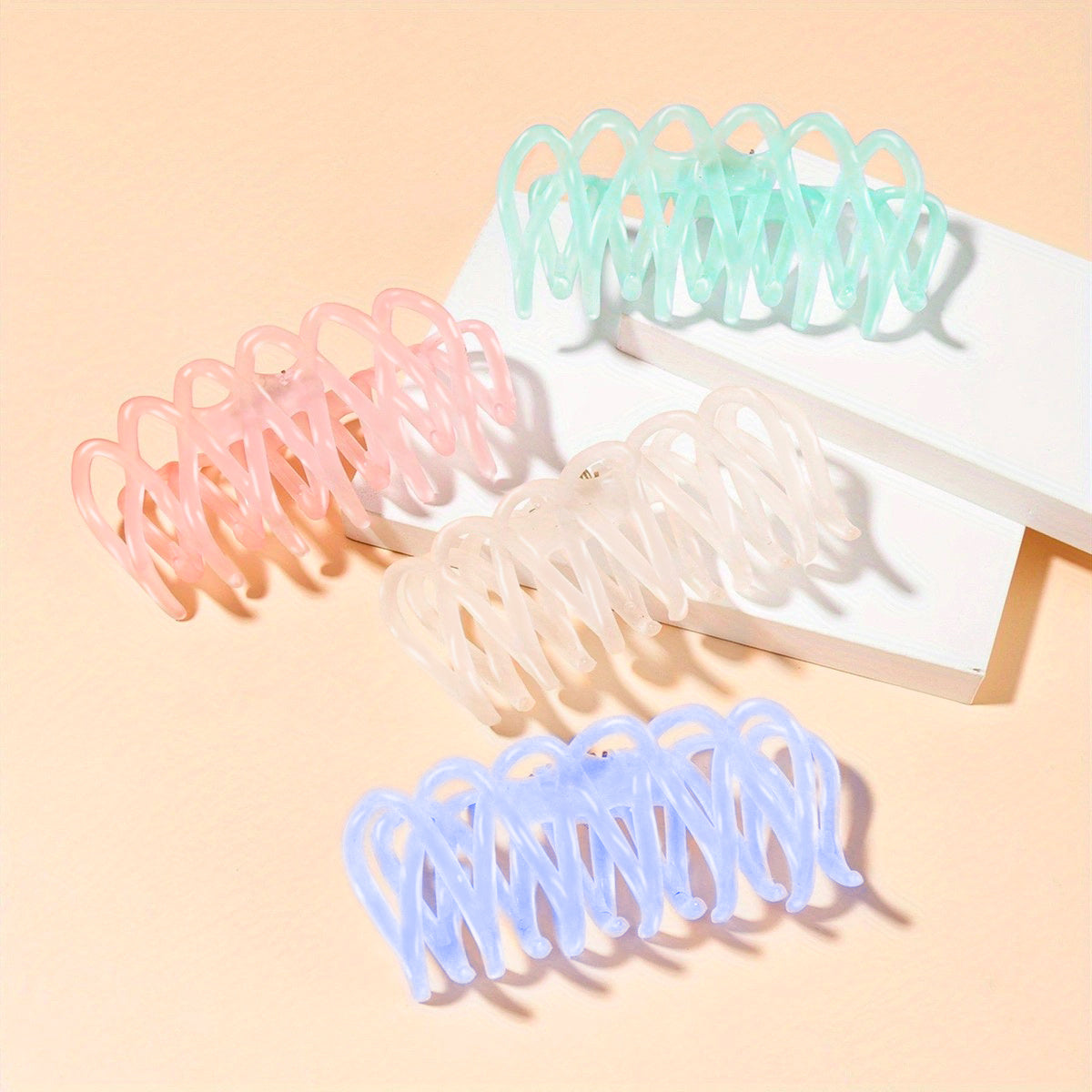 Vintage Matte Hair Claw Ponytail Holder Hair Accessories