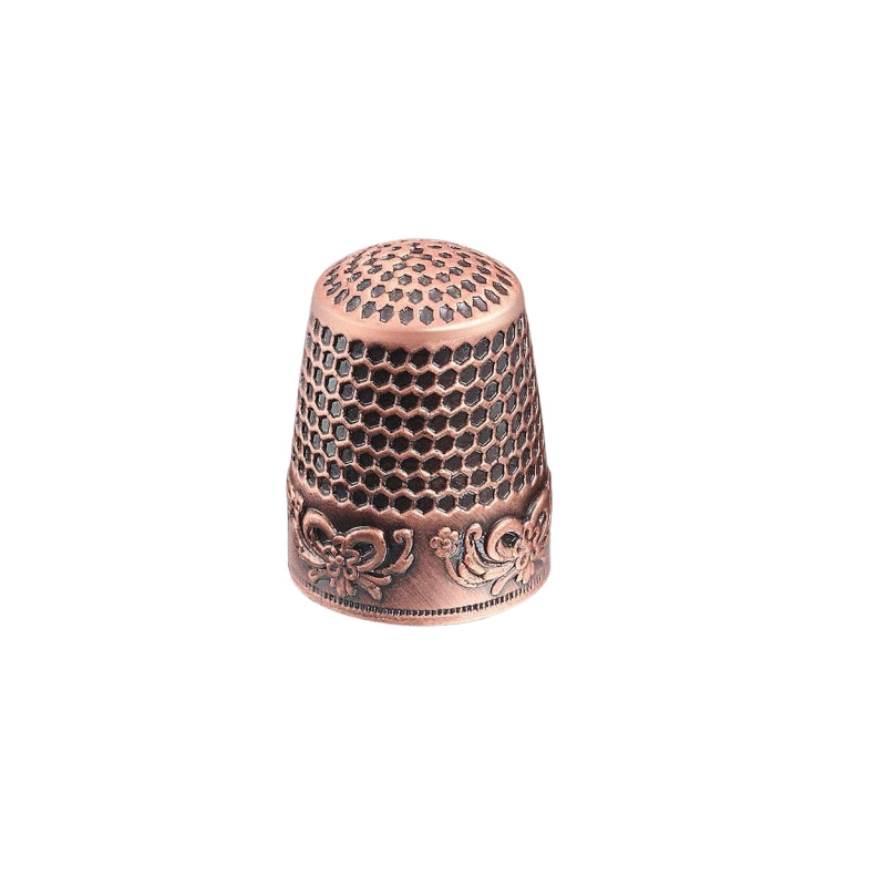 Vintage Sewing Thimble Stainless Steel Tailor Finger Protector Quilting