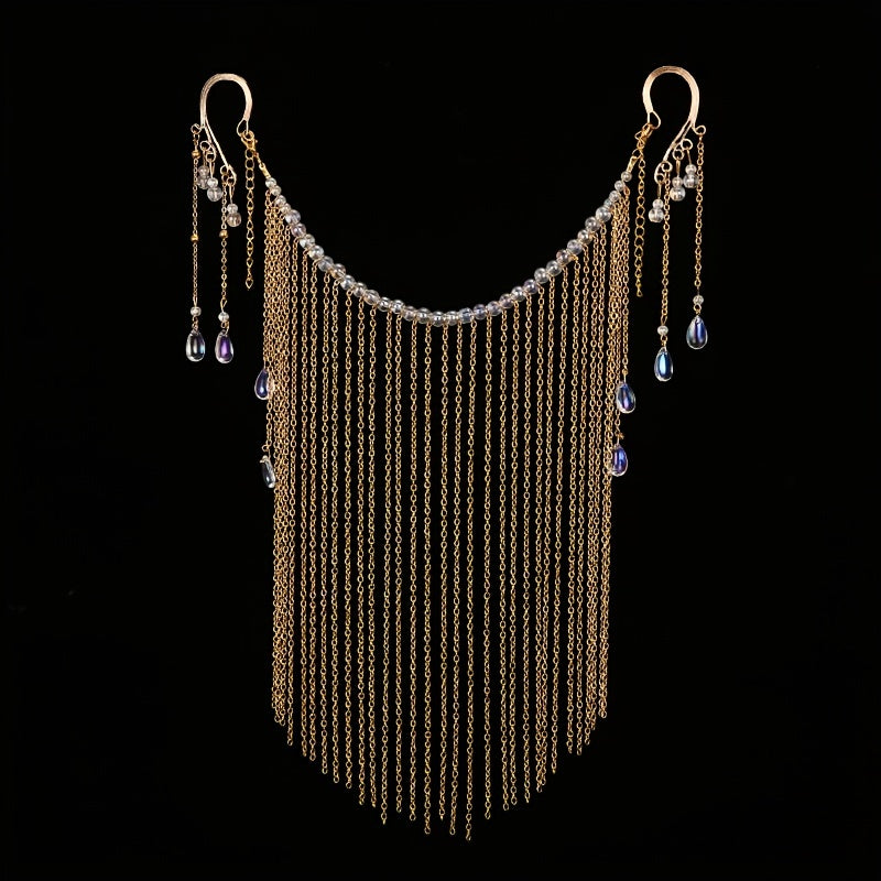 Antique Chinese Face Curtain Hanfu Hair Accessory