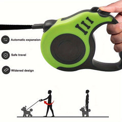 5m Retractable Nylon Dog Leash Extension Durable for Walking Running