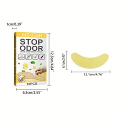 Shoe Deodorant Stickers Foot Odor Removal Patch Foot Sweat Insole Stickers