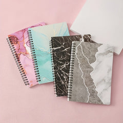 A5 Marble Page Texture Notebook 80 Sheets