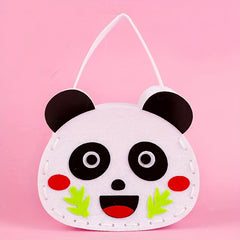 DIY Animal Theme Non-Woven Handbag Kit for Kids