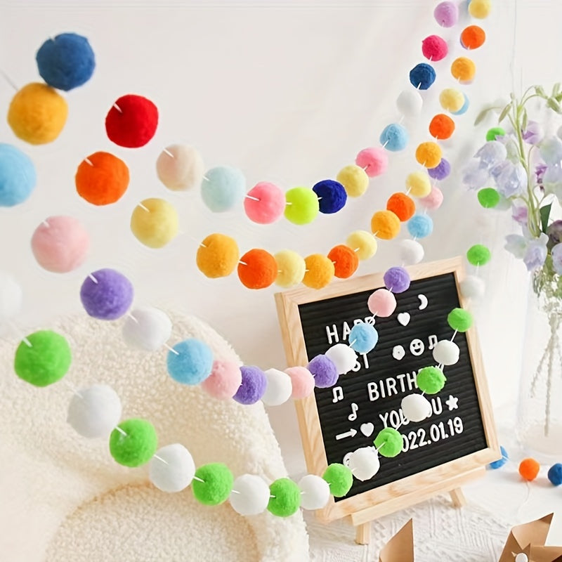 160pcs Mixed Pom Balls for Crafts Party Christmas Decoration