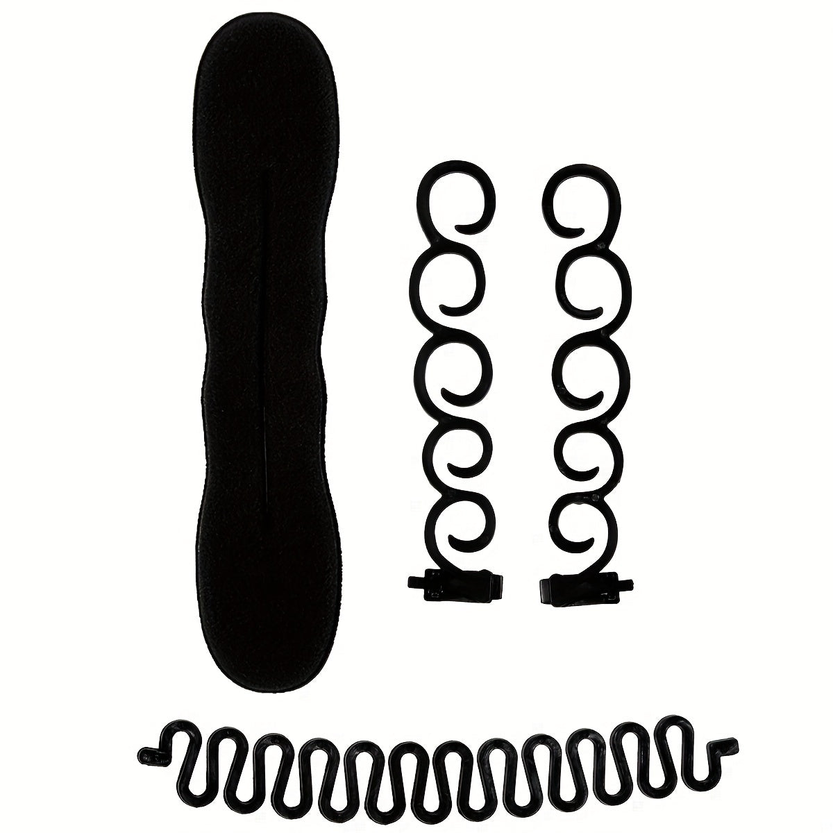 4pcs Hair Styling Accessory Bun Maker Braiding Tool Women