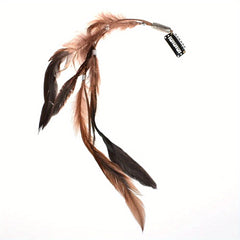 Boho Style Feather Tassel Hair Extension Hair Clip for Women
