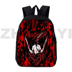3D Anime Chainsaw Man Backpack for Teenage Girls School Bags for College