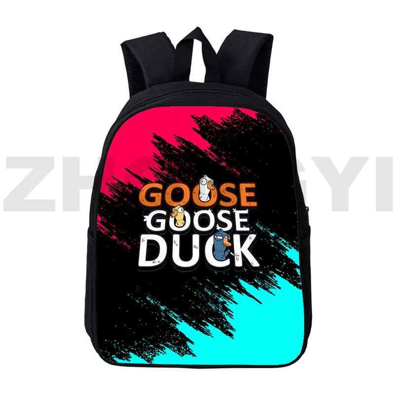 12/16 Inch Goose Goose Duck 3D Print Backpacks for Kids