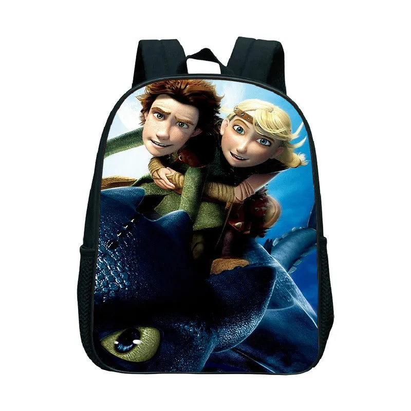 12%22 School Backpack Children Book Bags Cartoon Primary Kindergarten Gift