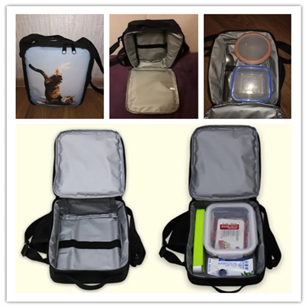 Cartoon Panda 3D Print Small Backpack for Kids School Bags