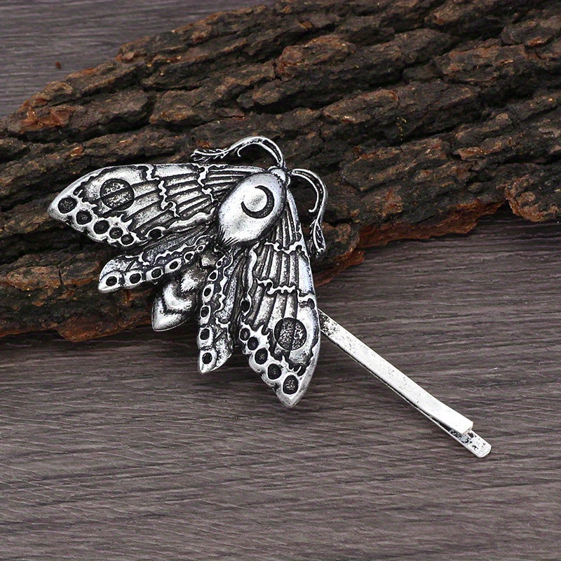 Viking Style Hairpin Snake Butterfly Gothic Skull Hair Accessory