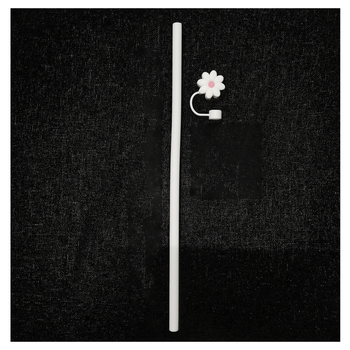 2 Sets Reusable Straws & Covers Combo, 2 Silicone Straws & Plugs Cup Accessories
