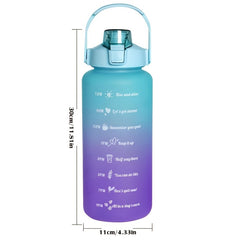 Sports Water Bottle Large Capacity Lightweight Drinking Cup With Scale