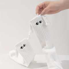 Creative Funny Socks with Magnetic Hand Dolls