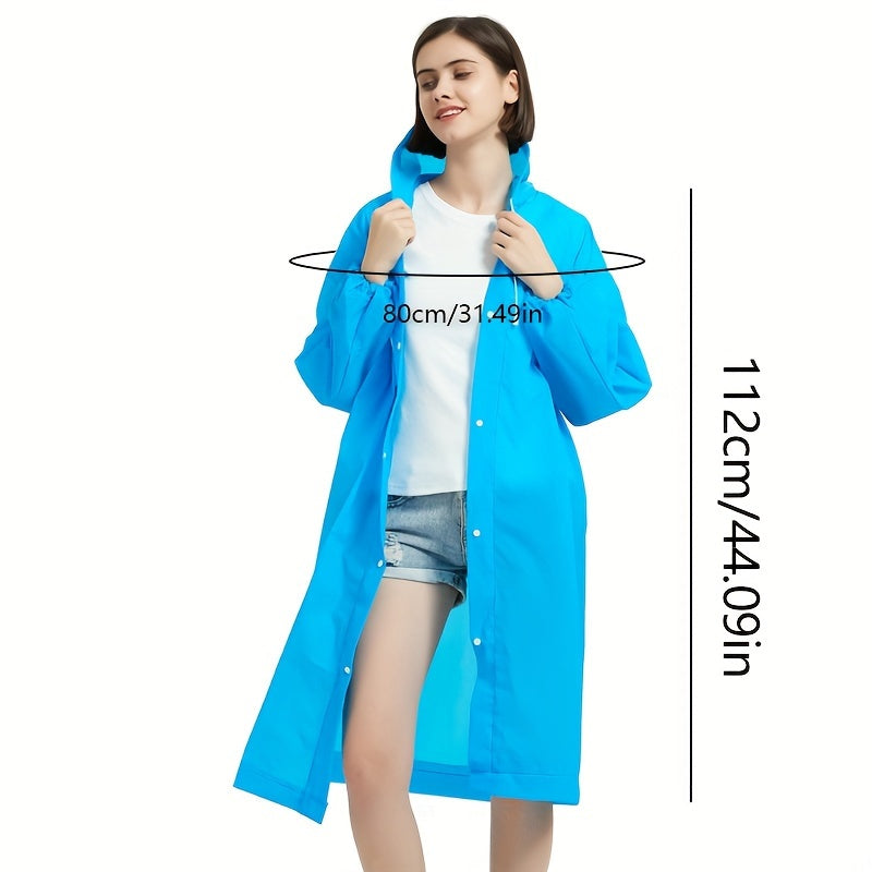 1pc Disposable Raincoat Portable Thickened Men's And Women's Raincoat