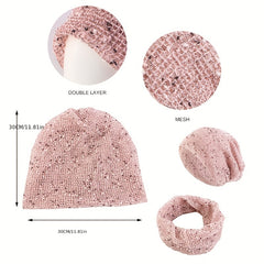 Double Layer Turban Cap Cotton Headband Head Wrap Bonnet