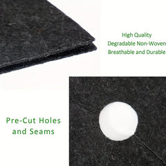 6 Sizes Non Woven Tree Mulch Ring Weeding Barrier Plant Cover Weed Control