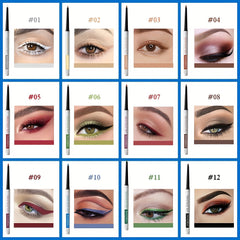 Colorful Eyeliner Set 12 Colors Matte Finish