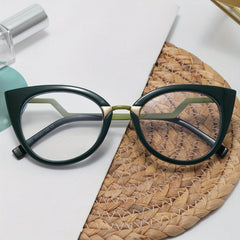 Cat Eye Anti Light Glasses For Women Men Clear Lens Glasses