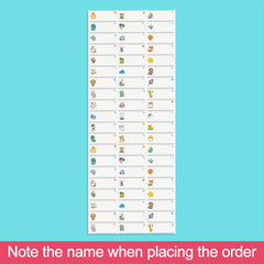 Customized Waterproof Name Sticker 3 4x1 for Students, 45-240pcs
