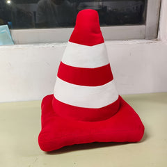 Red Plush Toy Soft Stuffed Animal for Christmas Party Decor