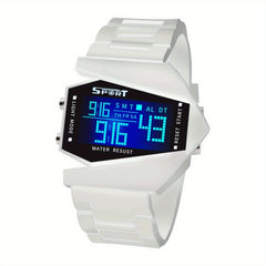 Kids Glow Aircraft Electronic Watch Gift