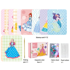 Princess Punch & Play Sticker Set for DIY Craft Room Decor