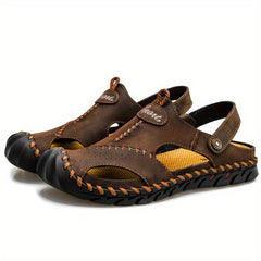 Men's Stitch Non Slip Sandals Comfy Beach Shoes Summer