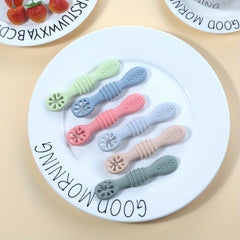Baby Silicone Spoon Complementary Food Molar Stick