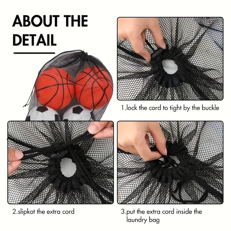 Large Capacity Football Storage Bag with Pockets
