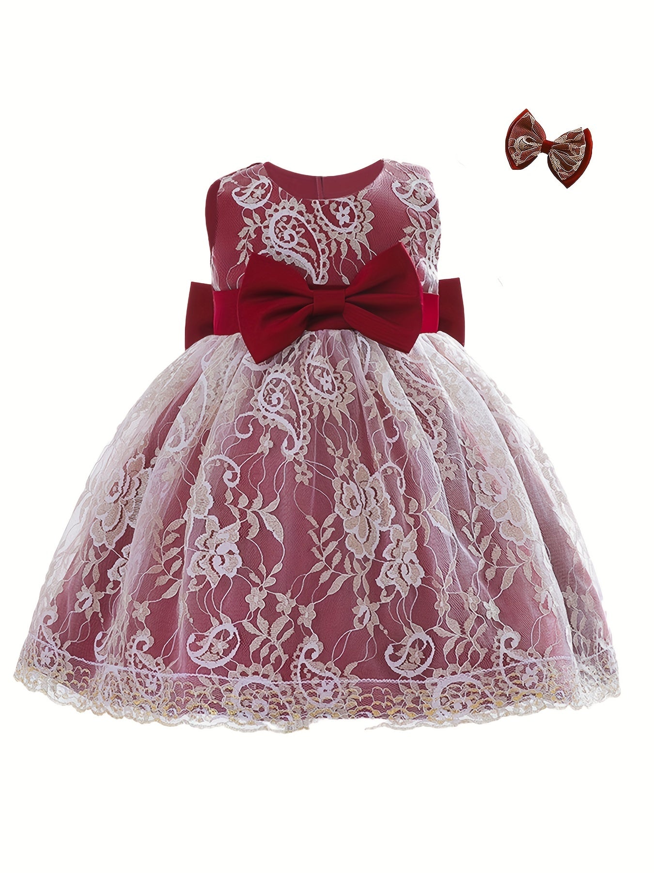 Children's Princess Dress Pompous Dress Flame Dress Performance Dress