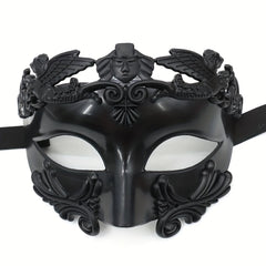 Men's Egyptian Warrior Half Face Mask Masquerade Halloween