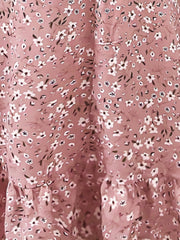  Ditsy Floral Print Maxi Dress