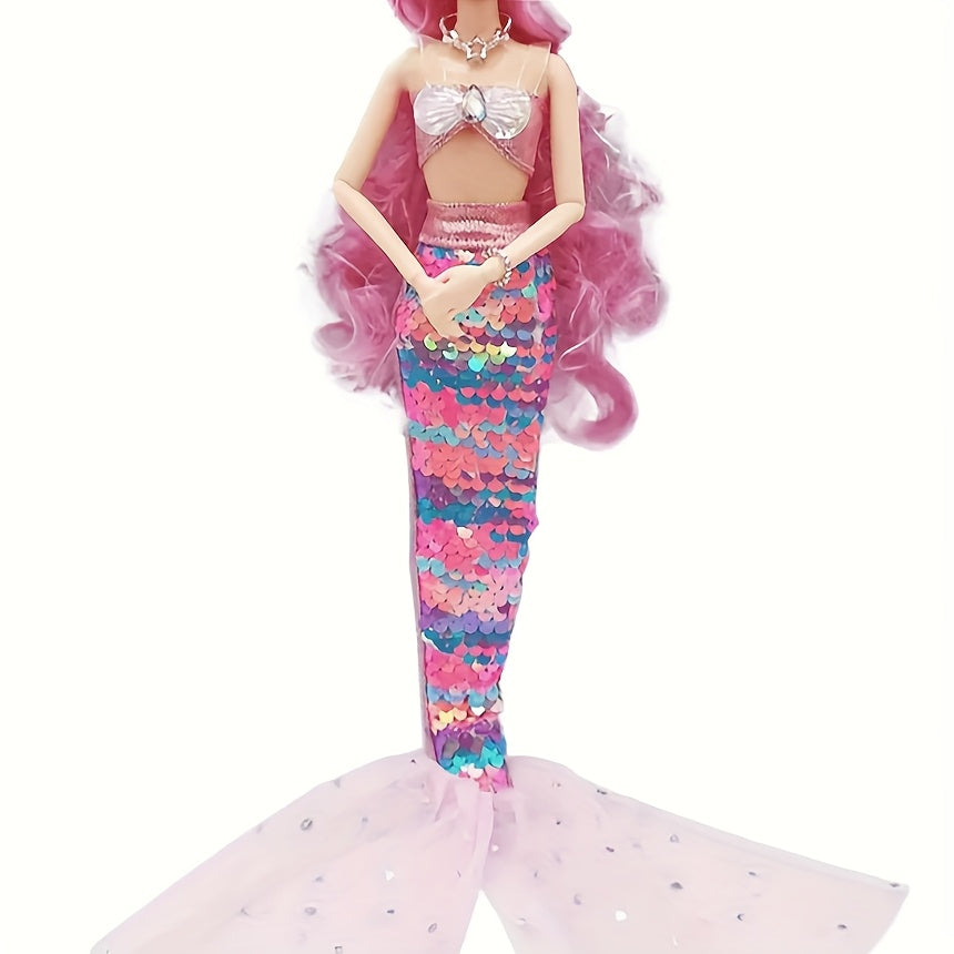 Mermaid Tail Dress up Suit Polyester DIY Toy Kit