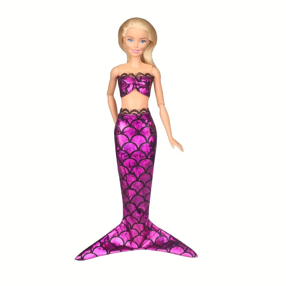 Mermaid Swimsuits For Dolls Perfect Summer Gift For Girls