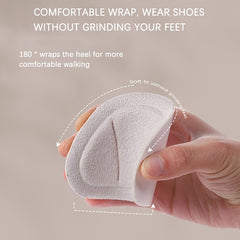 1pair Heel Protector Anti Wear Cushion Pads Feet Care Adhesive Shoes Sticker