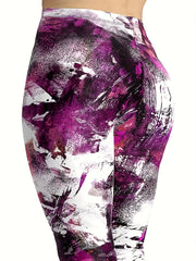  Tie Dye Stretch Leggings - Medium Rise