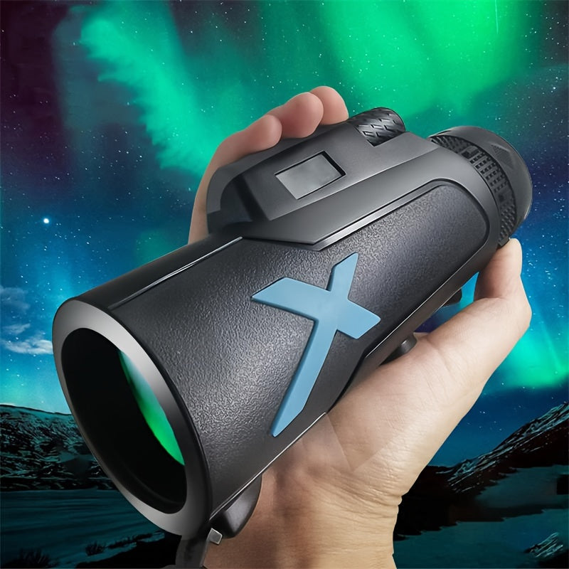 12x50 HD Monocular Telescope with Tripod and Phone Clip