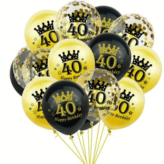Adult Birthday Balloons Set for Party and Photo Shoots