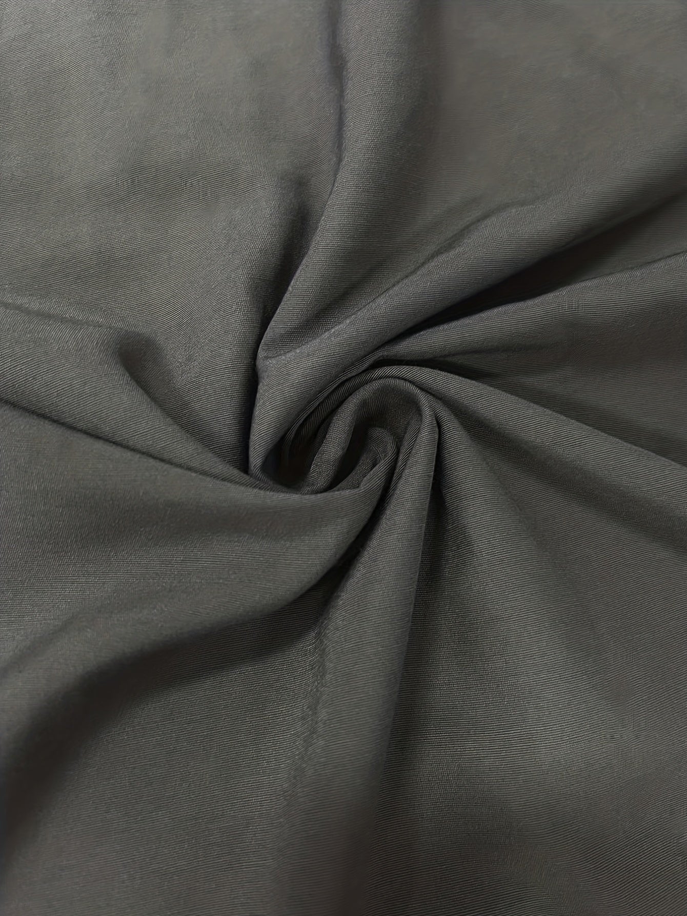  Solid Elastic Drawstring High Rise Tapered Leg Pants