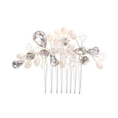 Crystal Bridal Hair Comb Rhinestone Wedding Headpiece